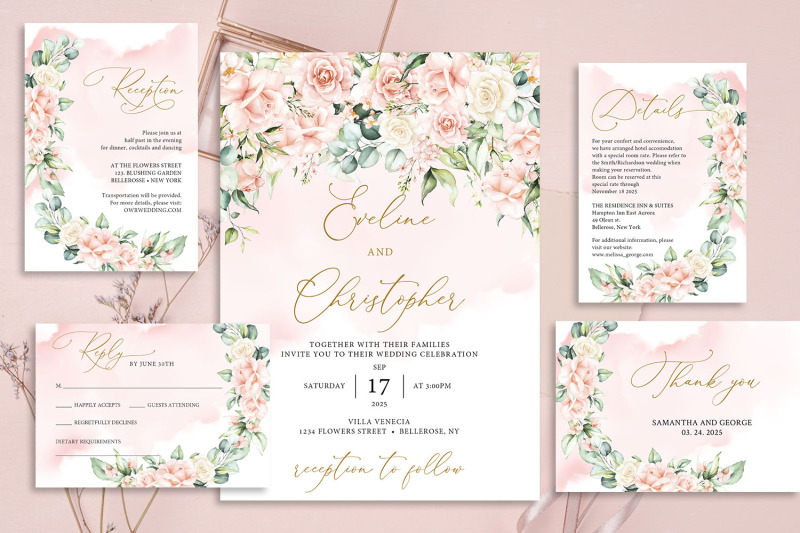 boho-blush-pink-roses-and-gold-wedding-invitation-rozy-psd-template