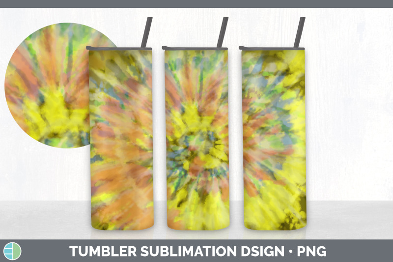 yellow-tie-dye-tumbler-sublimation-bundle