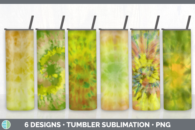 yellow-tie-dye-tumbler-sublimation-bundle