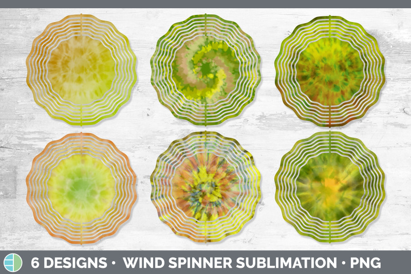 yellow-tie-dye-wind-spinner-sublimation-designs-bundle