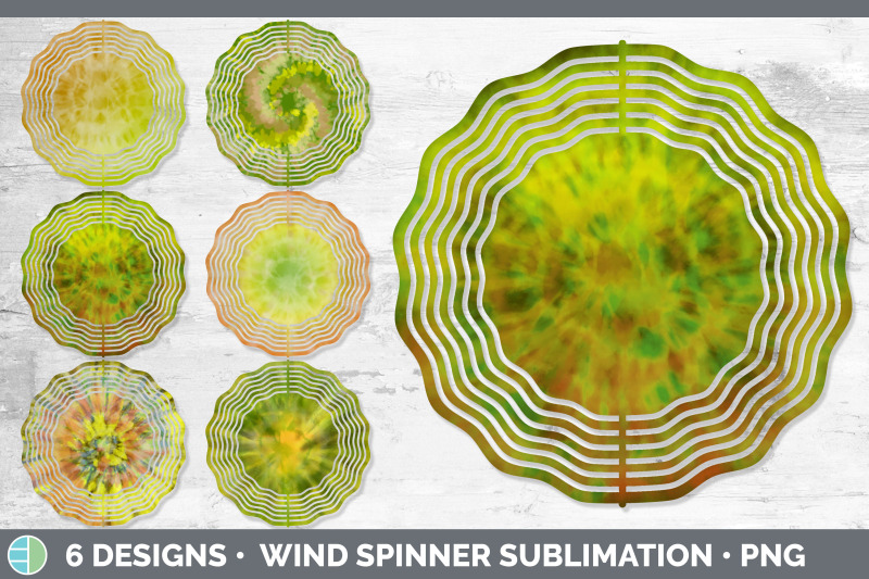 yellow-tie-dye-wind-spinner-sublimation-designs-bundle