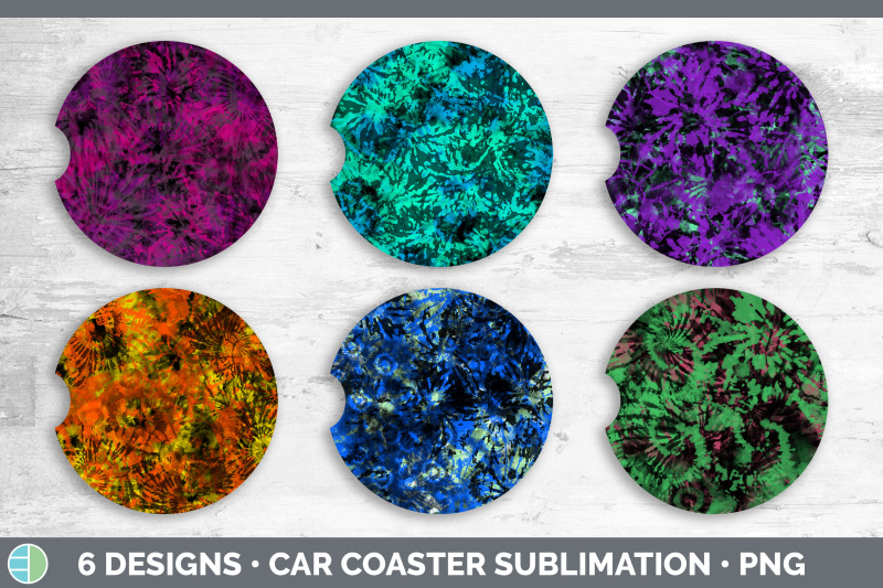 tie-dye-car-coaster-sublimation-designs-bundle