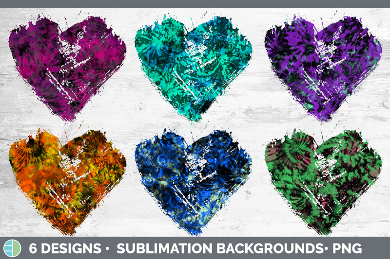 tie-dye-heart-distressed-clipart