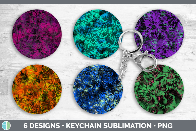 tie-dye-keychain-bundle-keyring-sublimation-designs