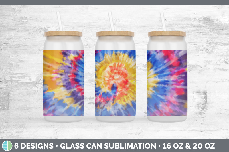 tie-dye-glass-can-sublimation-beer-mason-jar