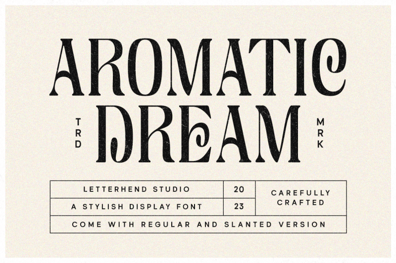 aromatic-dream-stylish-display-font