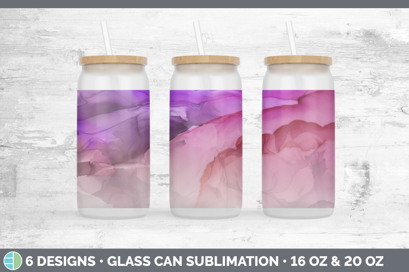 pink-alcohol-ink-glass-can-sublimation-beer-mason-jar