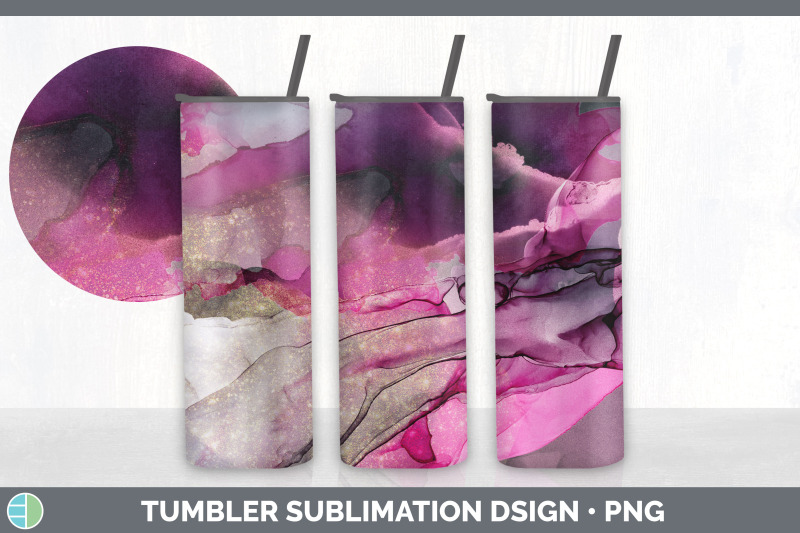 pink-alcohol-ink-tumbler-sublimation-design-bundle