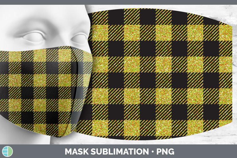 yellow-buffalo-plaid-mask-sublimation-bundle-face-mask-designs