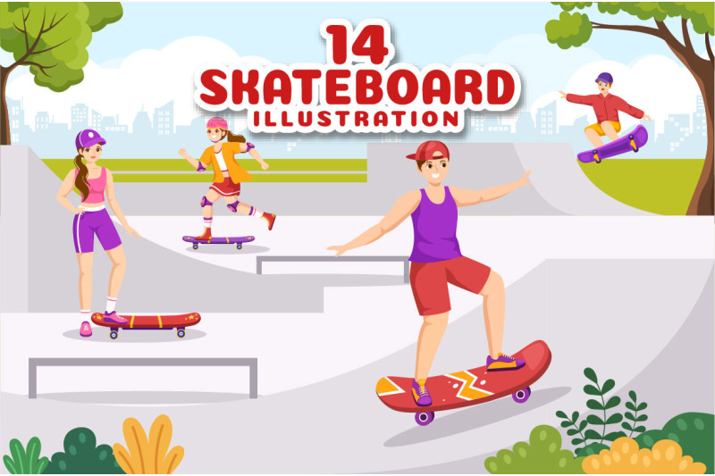 14-skateboard-sport-illustration