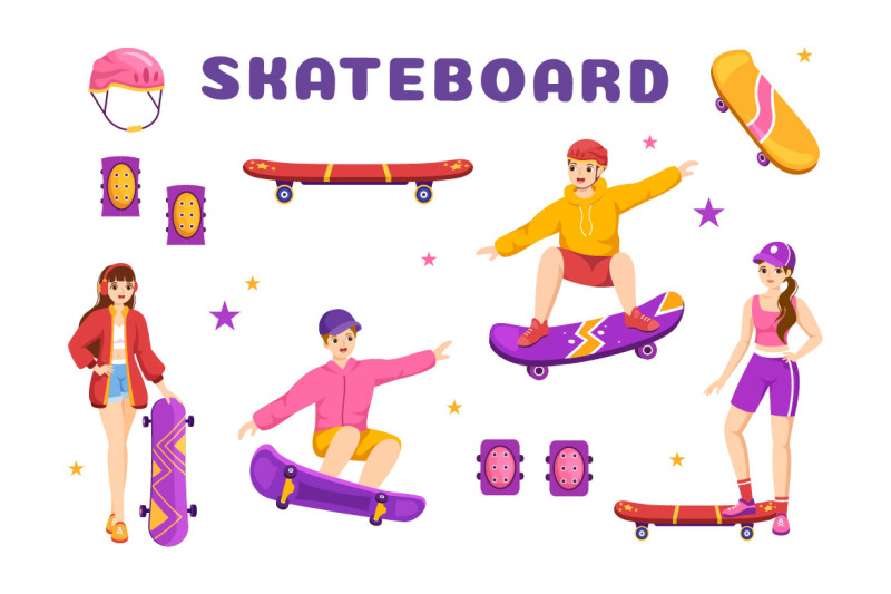 14-skateboard-sport-illustration