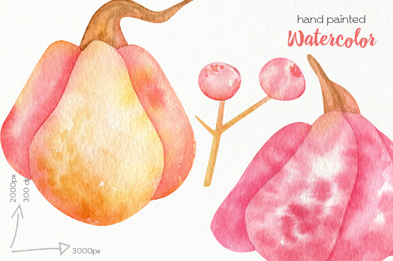 watercolor-pumpkin-clipart-png-files