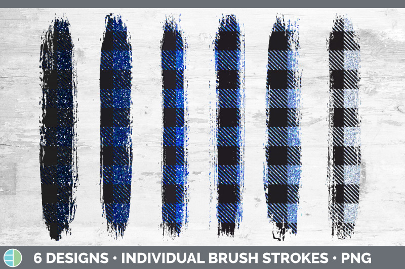 blue-buffalo-plaid-brush-strokes-png-sublimation-designs