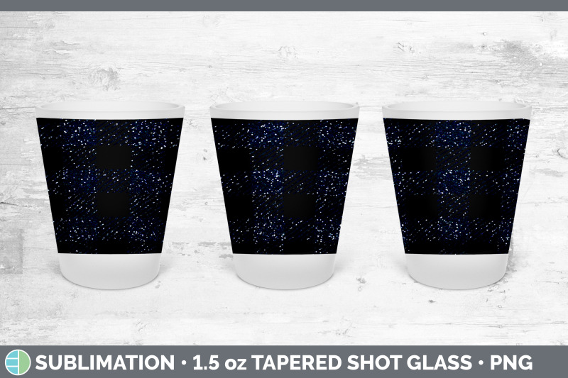 blue-buffalo-plaid-shot-glass-sublimation-shot-glass-1-5oz-tapered