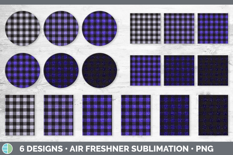 purple-buffalo-plaid-air-freshener-sublimation-designs-bundle