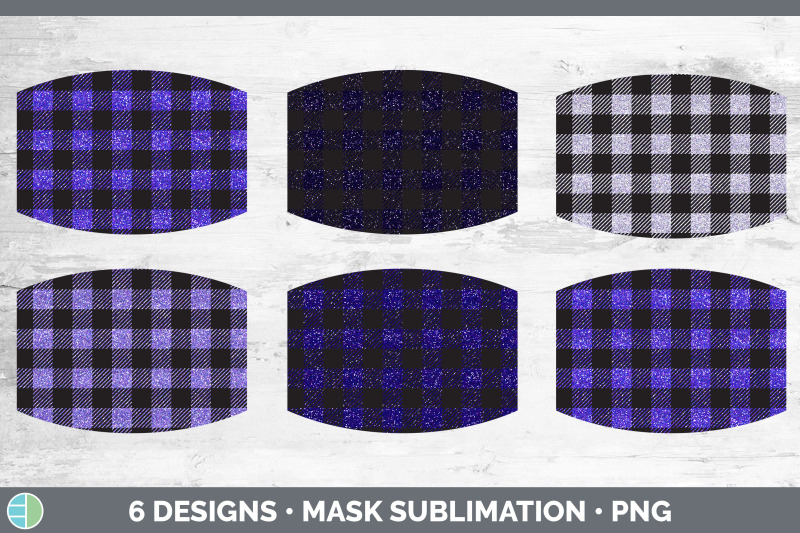 purple-buffalo-plaid-mask-sublimation-bundle-face-mask-designs