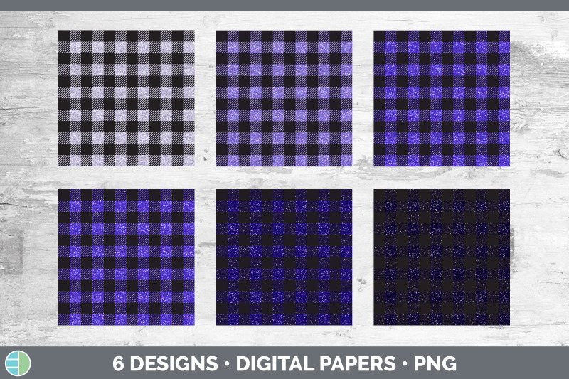 purple-buffalo-plaid-backgrounds-digital-scrapbook-papers