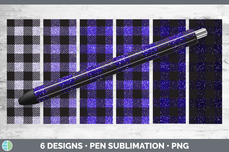 purple-buffalo-plaid-pen-wraps-epoxy-sublimation-bundle