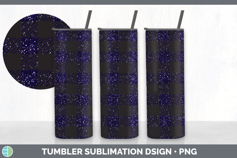 purple-buffalo-plaid-tumbler-sublimation-bundle