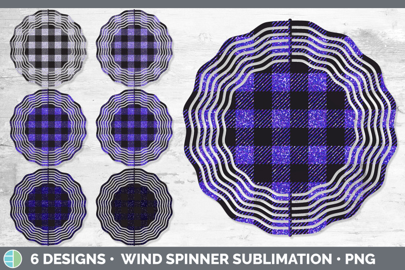 purple-buffalo-plaid-wind-spinner-sublimation-designs-bundle