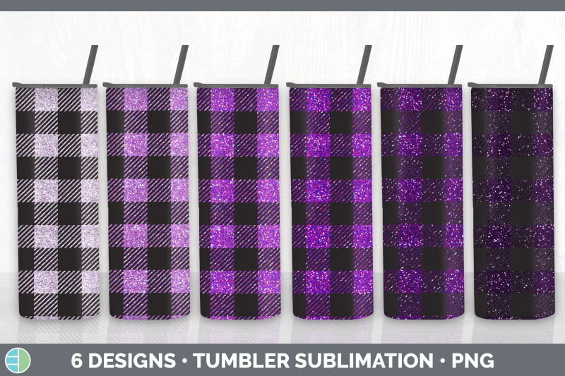 pink-buffalo-plaid-tumbler-sublimation-bundle