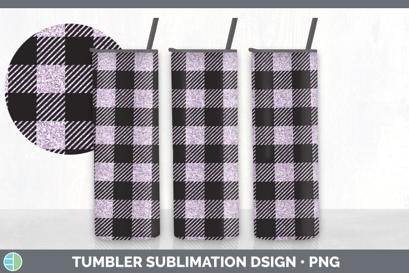 pink-buffalo-plaid-tumbler-sublimation-bundle