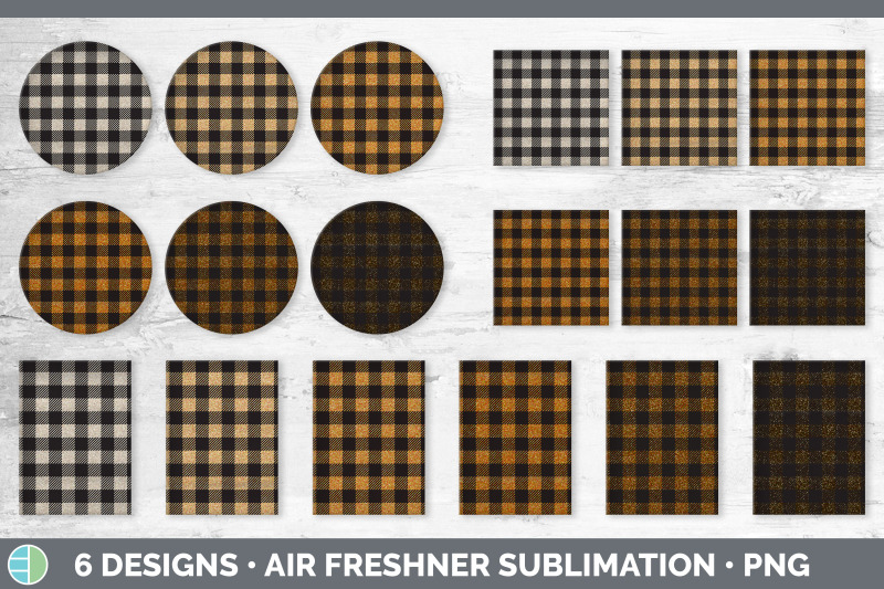 orange-buffalo-plaid-air-freshener-sublimation-designs-bundle