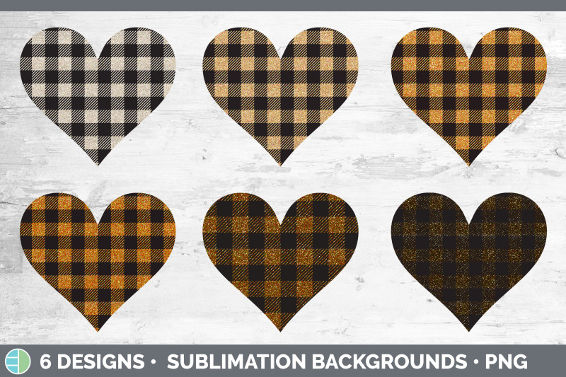 orange-buffalo-plaid-hearts-clipart