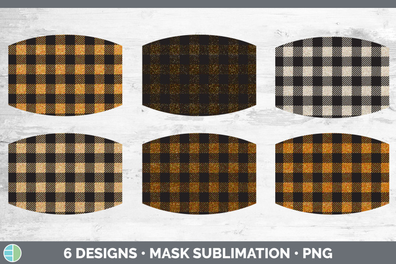 orange-buffalo-plaid-mask-sublimation-bundle-face-mask-designs