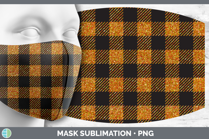 orange-buffalo-plaid-mask-sublimation-bundle-face-mask-designs