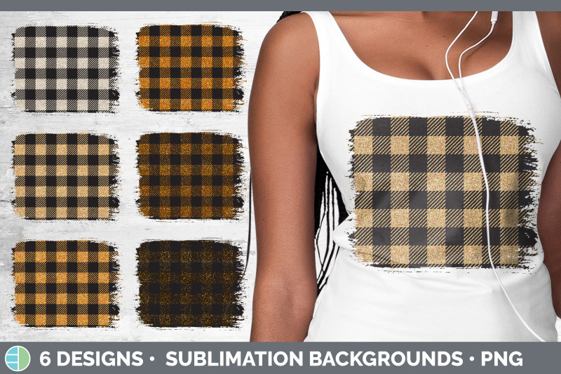 orange-buffalo-plaid-distressed-sublimation-background-panel