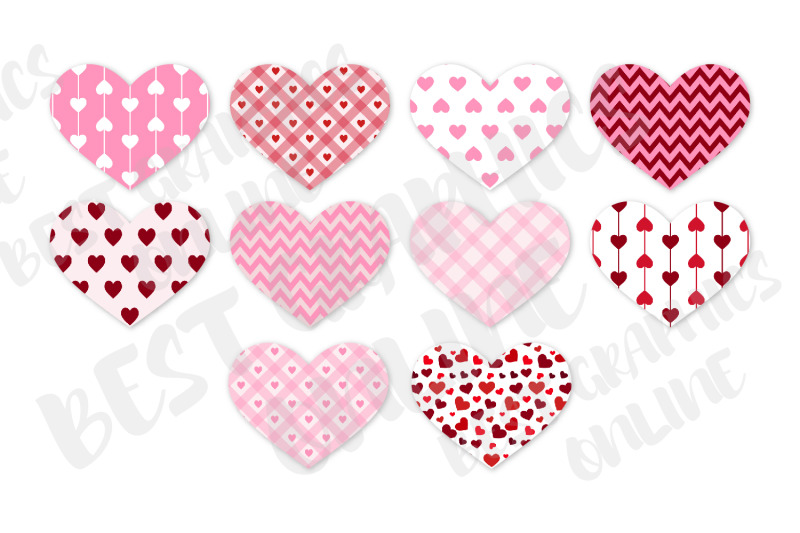 valentine-039-s-day-hearts-clipart-love-heart-clipart-set