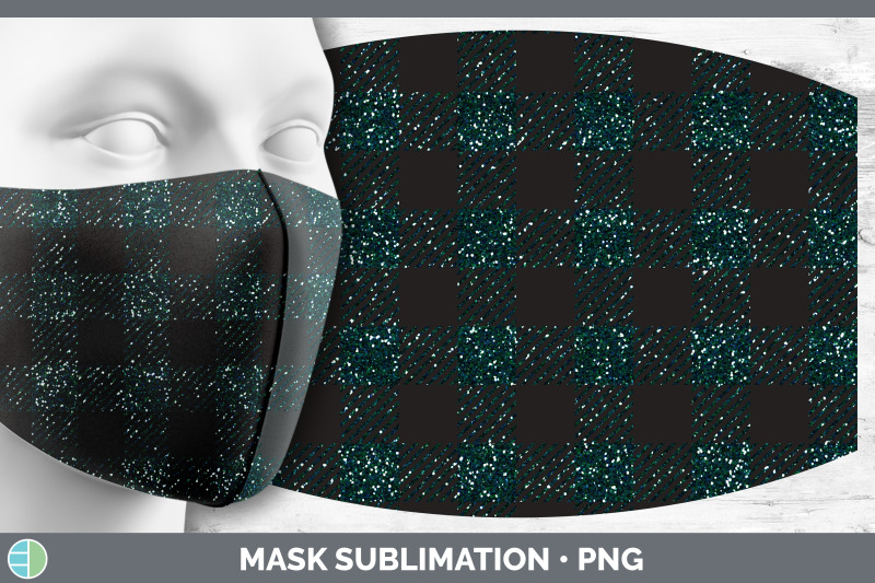 teal-buffalo-plaid-mask-sublimation-bundle-face-mask-designs