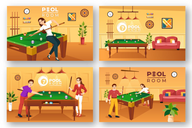 12-billiards-game-illustration