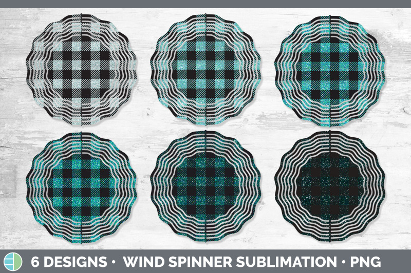 teal-buffalo-plaid-wind-spinner-sublimation-designs-bundle