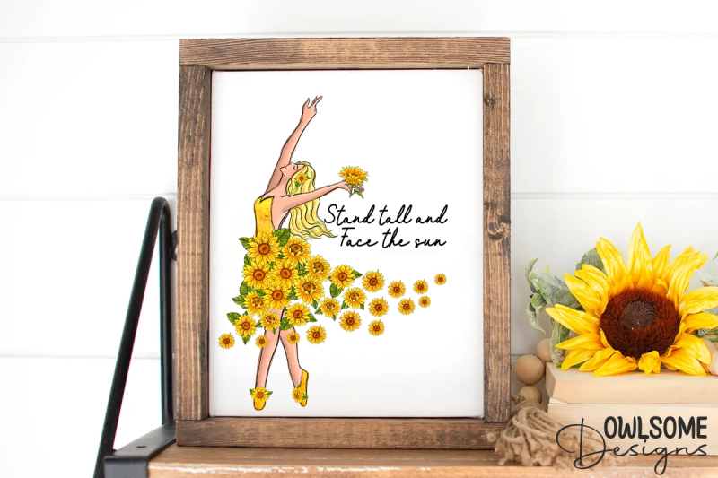 sunflower-girl-sublimation-png-sublimation