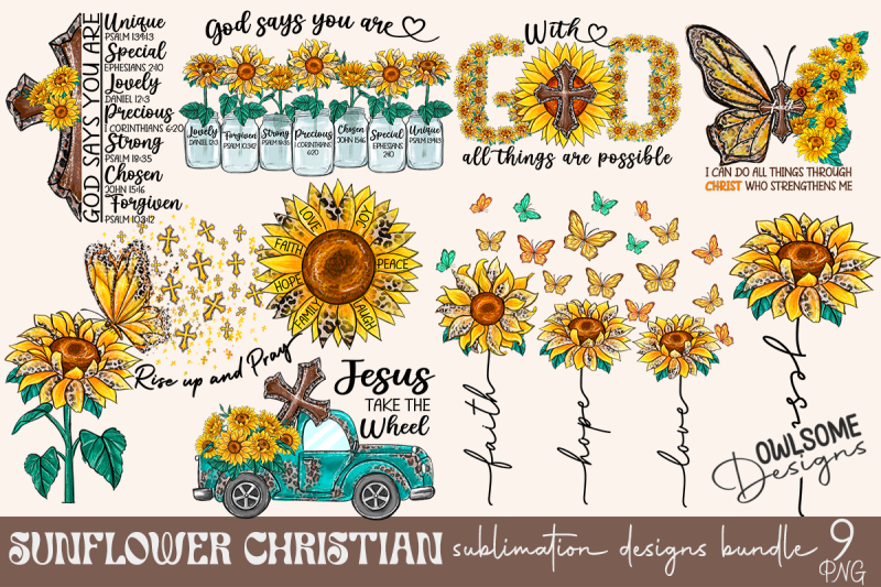 sunflower-christian-quotes-sublimation-bundle