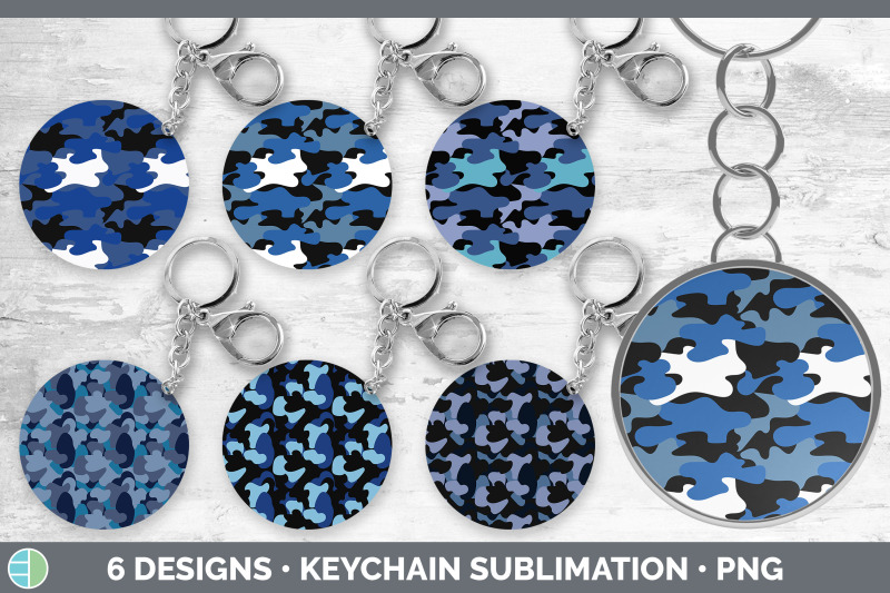 blue-camo-keychain-bundle-keyring-sublimation-designs