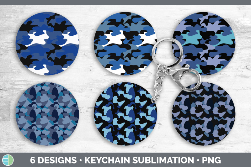 blue-camo-keychain-bundle-keyring-sublimation-designs