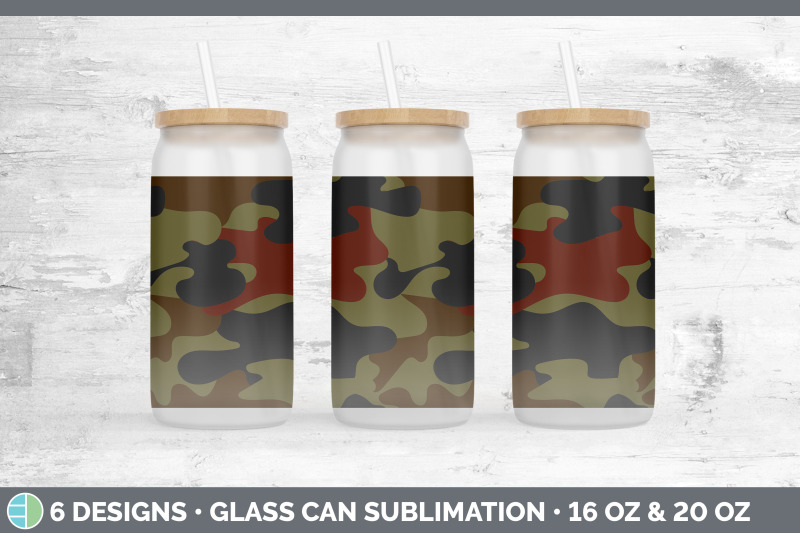 camo-glass-can-sublimation-beer-mason-jar