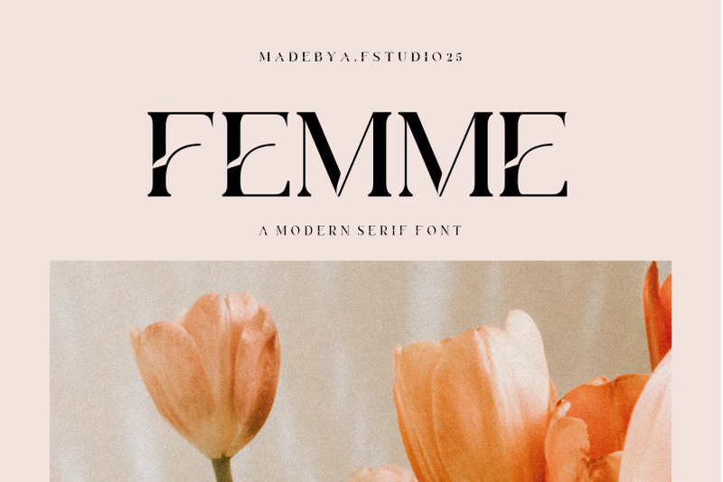 femme-a-modern-serif-font