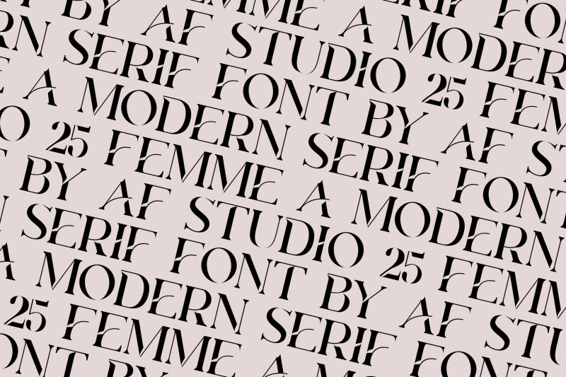 femme-a-modern-serif-font