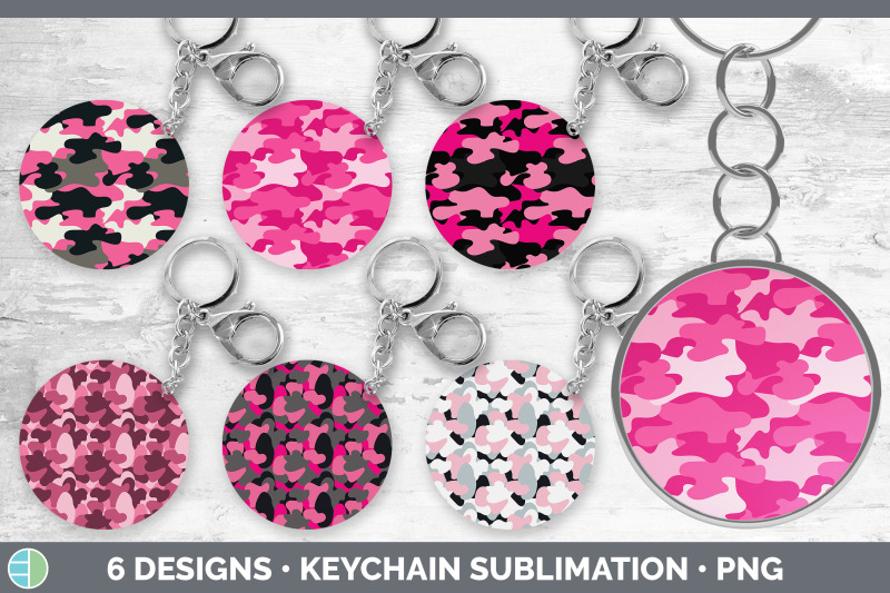 pink-camo-keychain-bundle-keyring-sublimation-designs