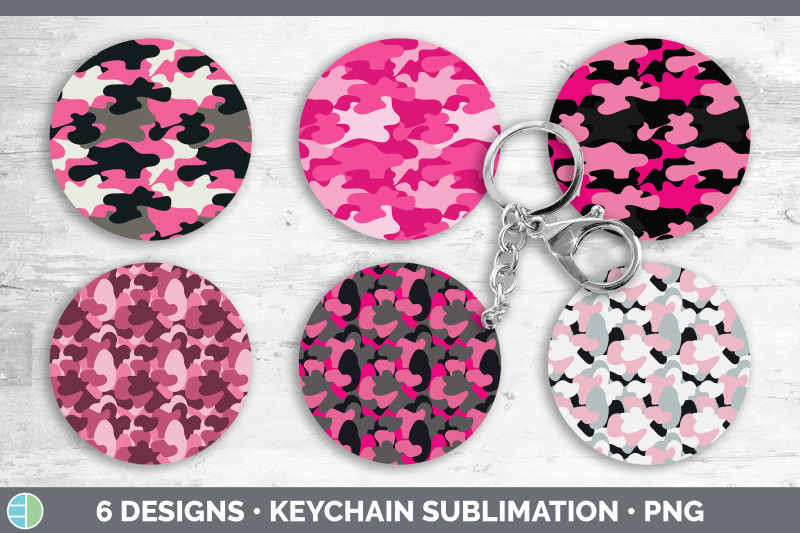 pink-camo-keychain-bundle-keyring-sublimation-designs