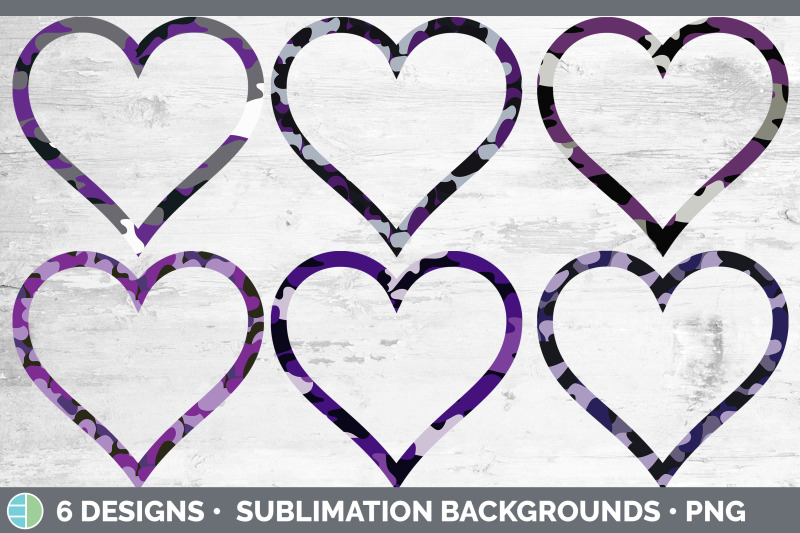 purple-camo-heart-frame-clipart