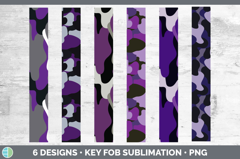 purple-camo-key-fob-wristlet-sublimation