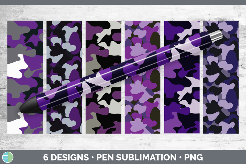 purple-camo-pen-wraps-epoxy-sublimation-bundle