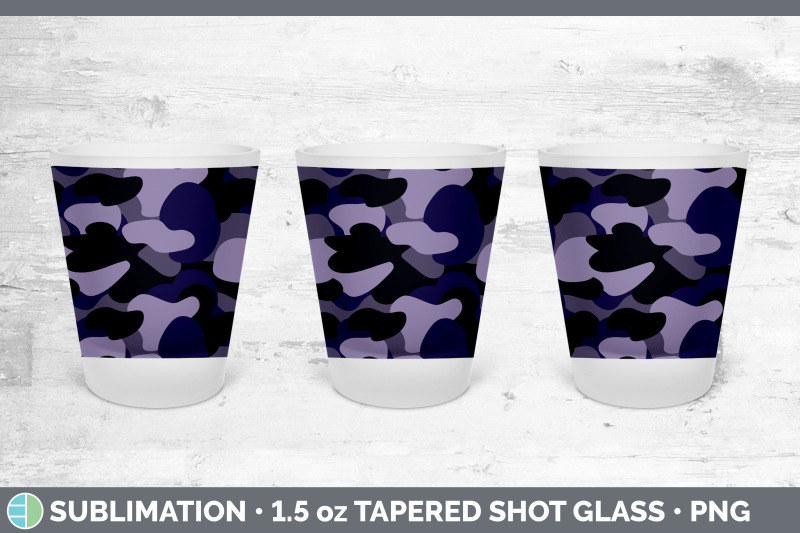 purple-camo-shot-glass-sublimation-shot-glass-1-5oz-tapered