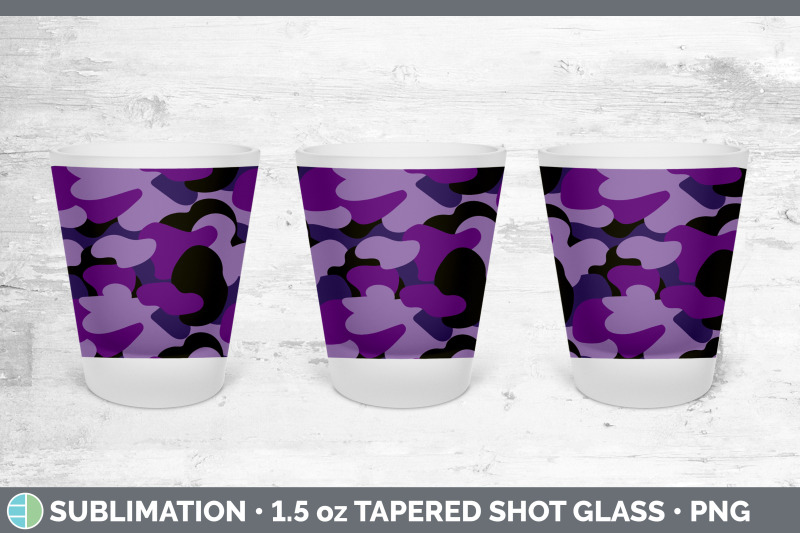 purple-camo-shot-glass-sublimation-shot-glass-1-5oz-tapered