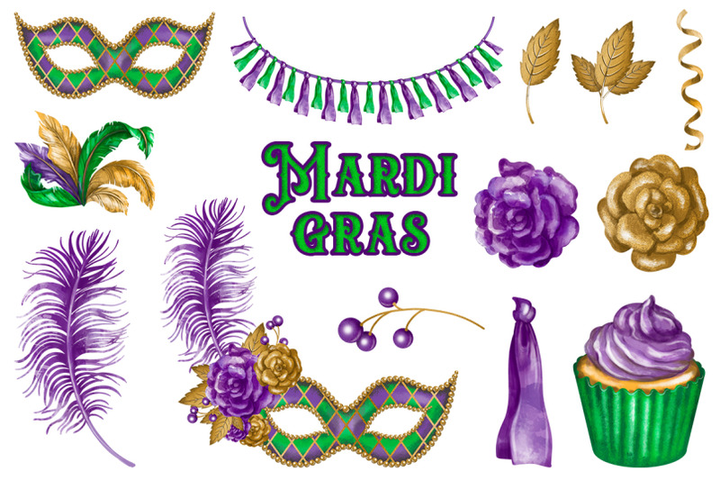 mardi-gras-sublimation-clipart